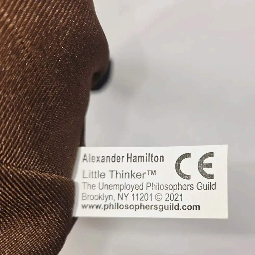 Little Thinkers Alexander Hamilton Plush - Unemployed Philosophers Guild